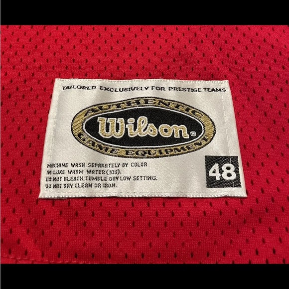 Authentic Vintage Wilson NFL Kansas City Chiefs Marcus Allen Football Jersey - Picture 6 of 6